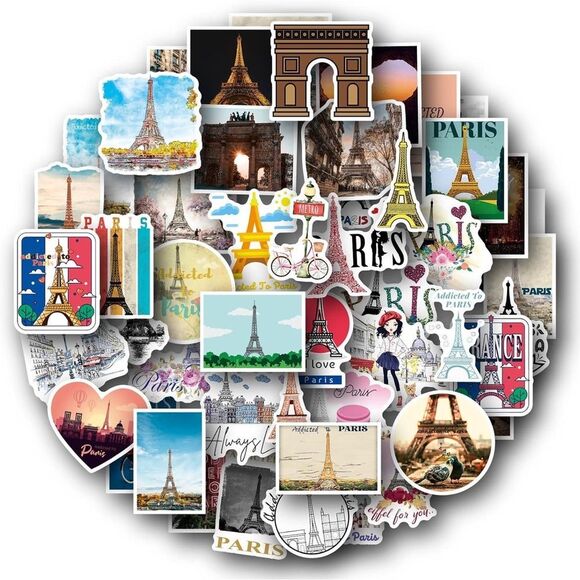 Paris Assorted France Stickers - Picture 8 of 11